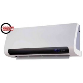 TERMOVENTILATORE PTC PARETE 2000W TELECOMANDO E TIMER CFG E078 SPIDER