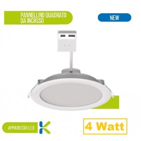 Faretto led incasso tondo con alimentatore integrato luce multicolore 4 watt BOT LIGHTING Bot Lighting - 1