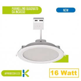 Faretto led incasso tondo con alimentatore integrato luce multicolore 16 watt BOT LIGHTING Bot Lighting - 1