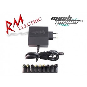 ALIMENTATORE CARICABATTERY UNIVERSALE NOTEBOOK PC PORTATILE SAMSUNG ACER HP IBM MACH POWER - 1