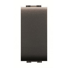 TAPPO FALSO POLO COMPATIBILE BTICINO LIVING NERO ECL4080 ELETTROCANALI LIFE ELETTROCANALI - 1