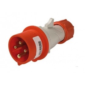 SPINA INDUSTRIALE 380 V 16A 3 POLI + N + TERRA IP44 ELETTROCANALI EC69074 ELETTROCANALI - 1