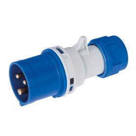 SPINA INDUSTRIALE 220 V CE 16A 2 POLI + TERRA IP44 ELETTROCANALI EC69070 ELETTROCANALI - 1