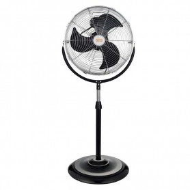 VENTILATORE A PIANTANA 110 W diametro 45 CM 3 velocità CROMATO NERO VINCO 70712 VINCO - 1
