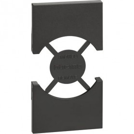 BTICINO LIVING NOW COVER PRESA UNIVERSALE NERA 2 MODULI BTIKG03