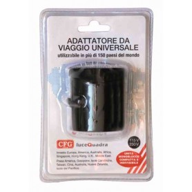 ADATTATORE UNIVERSALE DA VIAGGIO CFG E284 COMPATTO