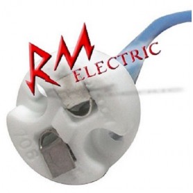 PORTALAMPADA GU5.3 MR16 PER G4 LAMPADA ALOGENA O LED12V ADATTATORE