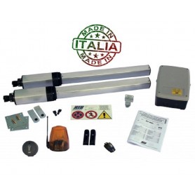 KIT CANCELLO A BATTENTE RIB IDRO AD00752 PESO FINO 250KG AUTOMAZIONE CANCELLI