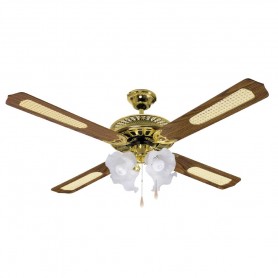 VENTILATORE DA SOFFITTO CFG EV027 60W DIAMETRO 130 CON LUCE