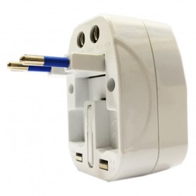 ADATTATORE DA VIAGGIO MULTISTANDARD 110/230V ELETTROCANALI ECK51004 UNIVERSALE ELETTROCANALI - 1