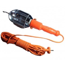LAMPADA DA LAVORO PORTATILE CAVO 5 METRI CON INTERRUTTORE LUMINOSO ELETTROCANALI ECK51001