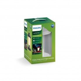 LAMPADA DA TAVOLO PORTATILE LED LANTERNA PHILIPS 1736031P0 REGOLABILE IN/ESTERNO