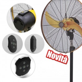 VENTILATORE A PIANTANA CFG EV057 SILENTE 90W DIAMETRO 68CM H180 SILENZIOSO