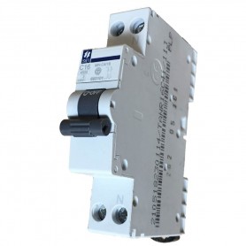 INTERRUTTORE MANGETOTERMICO 16A 2 POLI 1P+N 4,5KA C SIEI MCN4-16 1 MOD