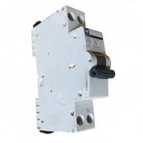 INTERRUTTORE MANGETOTERMICO 6A 2 POLI 1P+N 4,5KA C SIEI MNC4-6 1 MOD