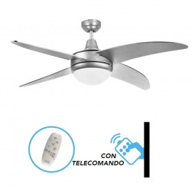 Ventilatore a soffitto con Telecomando luce LED CAYO LARGO Dm130 cfg ev084 cm CFG - 1