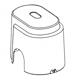 CARTER COPERTURA RICAMBIO RIB PER AUTOMAZIONE CANCELLI K800 BA10088 ORIGINALE